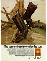 1969 Dingo Boots Vintage Print Ad Sunbuffed The Something Else Under The... - $12.55