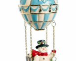 Lenox Snowman in Hot Air Balloon 2019 Ornament Figurine 5.5"H #883394 New - $59.30