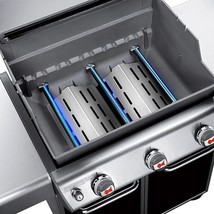 4 PCs Stainless Steel Heat Deflectors for Weber Genesis &quot;II&quot; 410 E-415 E... - £21.78 GBP