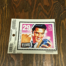 Elvis Presley window cling decal Elvis 29 cent USA postal stamp graphics  - $19.75