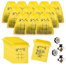 36 Sets Bee Tic Tac Toe Board Game Bee Theme Birthday Party Favors For Kid, 360  - £32.41 GBP