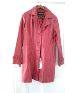 Red Leather Ladies Coat - $75.00