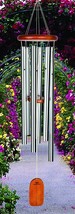 Amazing Grace Wind Chimes Large Outdoor Woodstock Cherry Finish Popular Hymn - £71.92 GBP