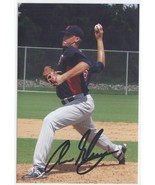 Aaron Slegers Signed Autographed 4x6 photo twins prospect - $187.76 MXN
