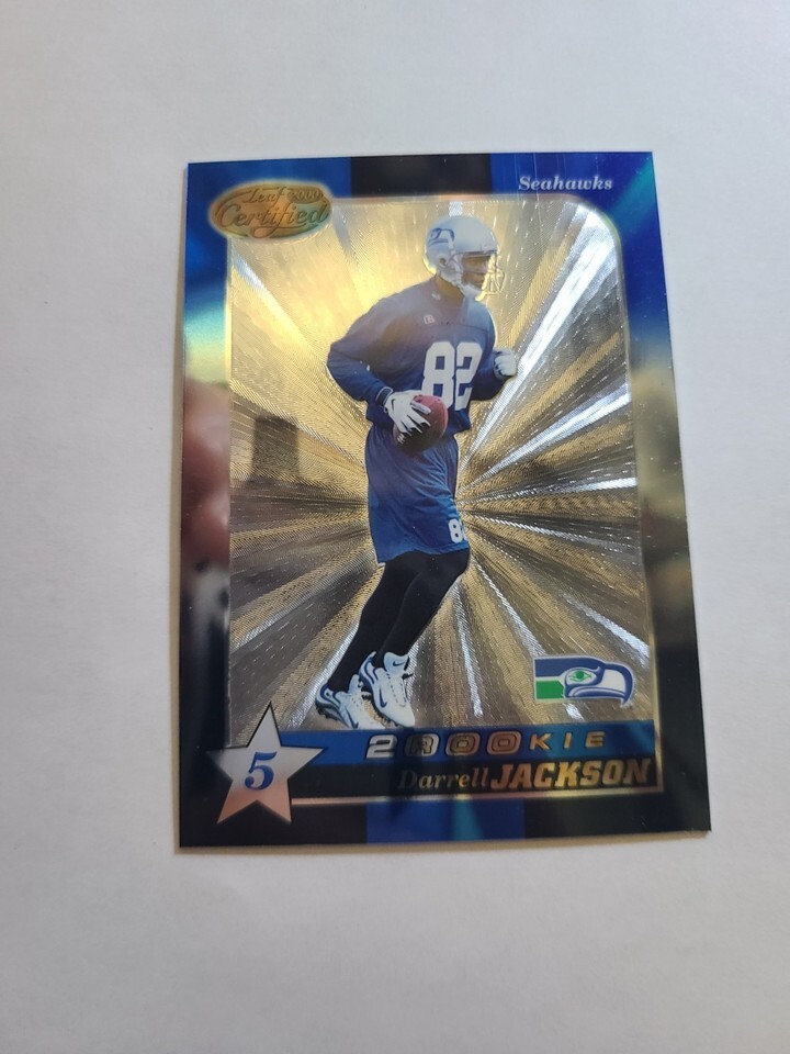 2000 Leaf Certified #248 Darrell Jackson RC Rookie Seahawks /1000 - $2.85 2000 Leaf Certified #248 Darrell Jackson RC Rookie Seahawks /1000 - $2.85