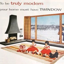 1958 Pittsburgh Plate Glass Co Twindow Windows Advertisement PPG Home DW... - $562.94 MXN