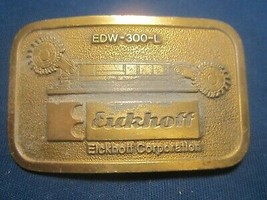 Brass Belt Buckle EICKHOFF CORPORATION EDW-300-L [j20k]  - $10.56