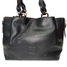 Dooney Bourke Satchel Handbag Large Barlow Florentine Leather Zip Sides Pockets - £368.16 GBP