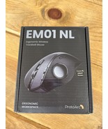 ProtoArc EM01 NL Ergonomic Bluetooth Wireless Trackball Mouse Rollerball... - €34,41 EUR