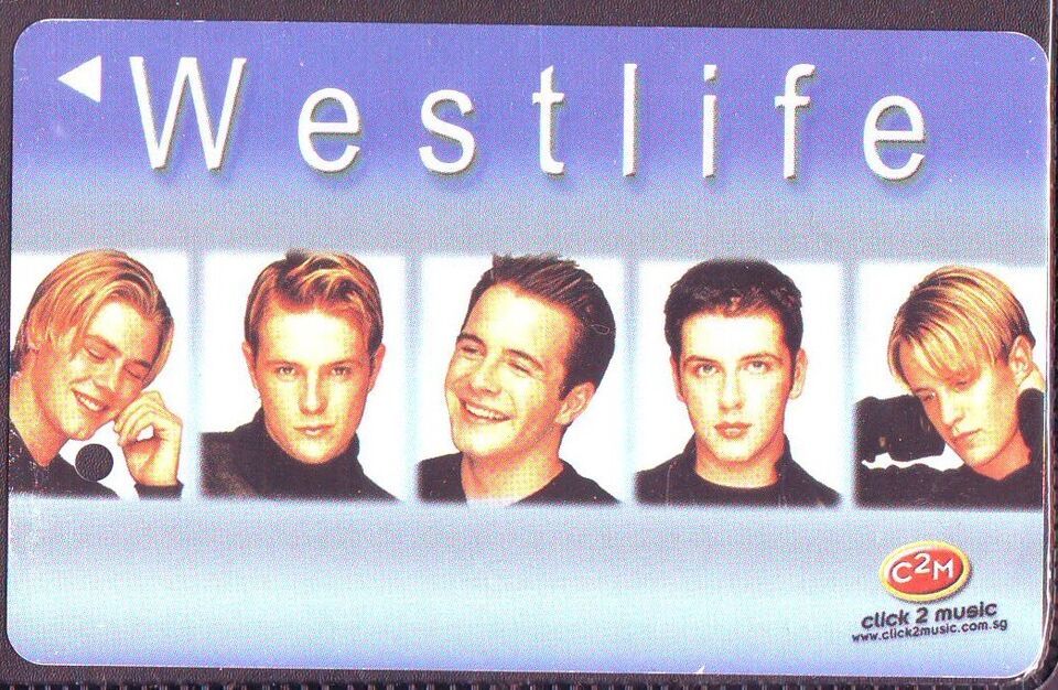 Westlife S&#39;pore SMRT Train Card - $14.00