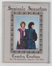 Pattern Country Creations Misses Sizes XS S M L XL Seminole Sensation Ve... - £6.25 GBP
