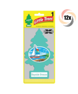 12x Packs Little Trees Single Bayside Breeze Scent X-tra Strength Hangin... - $371.30 MXN
