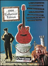 Ovation 1999 Collectors Series Limited Edition guitar ad 8 x 11 advertisement - £3.39 GBP