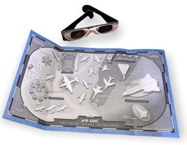 Air Zoo Flight Manual &amp; 3-D Glasses Pamphlet Brochure &amp; Map - $6.80
