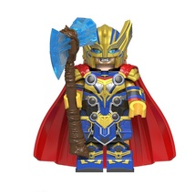 Thor Final Armor (God of Thunder) Thor Love And Thunder Minifigures Bric... - $3.49
