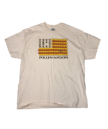 Liberty Graphics Maine Pollen Nation Bee Flag Beige T-Shirt Adult Size XL - $29.69