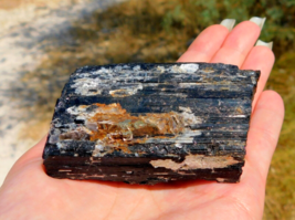 Black Tourmaline Rough Schorl Crystal 260g to Cleanse and Balance Healin... - $39.00