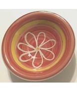 SUNBURST Tabletops Gallery Pink Orange Yellow Floral Dessert Soup Bowl 6.5&quot; - $6.07