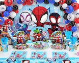 Spiderman And His Amazing Friends Birthday Party Supplies Decorations, S... - £39.90 GBP