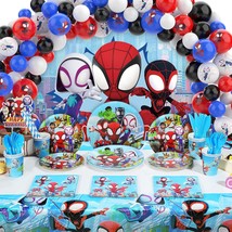 Spiderman And His Amazing Friends Birthday Party Supplies Decorations, Spiderman - £39.37 GBP