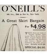O&#39;Neill&#39;s Skirts New York 1897 Advertisement Victorian Fashion Clothing ... - €21,67 EUR