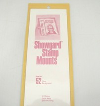 Showgard 215/52 Clear Stamp Mounts Pack of 15 Cut to Fit NOS (m62) - $3.67