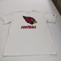 Nike Arizona Cardinals Football NFL Men's White Logo Graphic T-Shirt Size Medium image 9