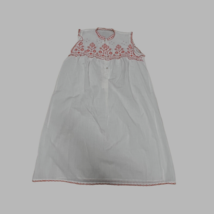 Women’s short, vintage handmade, nightgown sleeveless Ukranian Embroider... - £19.10 GBP