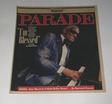 Ray Charles Parade Newspaper Supplement Vintage 1988 Cover Story Rue McC... - $24.99