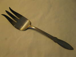 WM Rogers El California Pattern large 9" Silver Plated Cold Meat Fork - $10.00