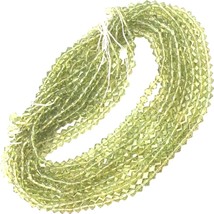 Bicone Faceted Fire Polished Chinese Crystal Beads Olive 4mm 14&quot; Strand - £4.80 GBP