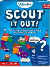 Board Game Scout It Out 50 States Guessing Trivia Game for Families Educ... - £45.50 GBP