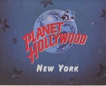 Planet Hollywood Restaurant Menu W 57th Street New York 1996 - $27.72