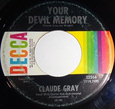 Claude Gray 45 RPM - Your Devil Memory / The Easy Way Out VG++ E4 - £3.16 GBP