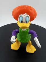 Walt Disney Donald Duck Epcot Center 3.5&quot; PVC Figure Vintage 90’s Sombrero - £3.81 GBP