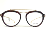 Etro Eyeglasses Frames ET2648 220 Brown Purple Tortoise Gold Round 53-18... - $60.59