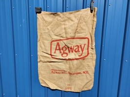 Agway Vintage Burlap Sack Syracuse NY. - £31.45 GBP