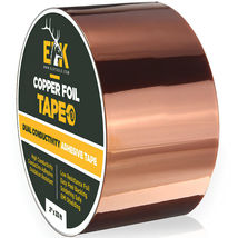 Copper Foil Tape with Conductive Adhesive for Guitar &amp; EMI Shielding (2&quot; x 33&#39;) - £29.02 GBP