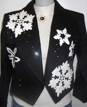 WOW! Awesome! Black Sparkle Rail Horse Show Hobby Halter Jacket Small - £117.47 GBP