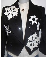 WOW! Awesome! Black Sparkle Rail Horse Show Hobby Halter Jacket Small - £117.15 GBP