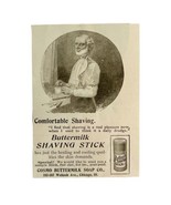 Cosmo Buttermilk Shaving Stick 1894 Advertisement Victorian Hygiene ADBN... - $27.41 CAD