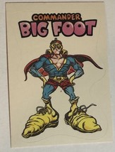 Zero Heroes Trading Card #19 Commander Big Foot - £1.55 GBP