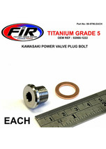 TITANIUM Power Valve/Cylinder plug bolt M12 92066-1222 Kawasaki KX250 19... - £15.83 GBP
