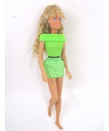 Vintage Barbie Maxie Doll Neon Green Top Skirt Outfit mattel 1987 Makin ... - £13.23 GBP