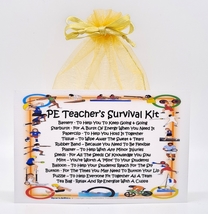 PE Teacher&#39;s Survival Kit - Fun, Novelty Gift &amp; Greetings Card Alternative - £6.46 GBP