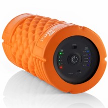 Vibrating Foam Roller - Electric Muscle &amp; Back Roller W/ 5 Speeds For Physical T - £80.17 GBP