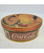 Vintage Style Drink Coca Cola Metal Tin Container 3.5x5.5x2.5&quot; - £13.28 GBP