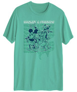 HyBrid Disney Mickey Friends T-shirt in Mint Green-Medium - $295.25 MXN