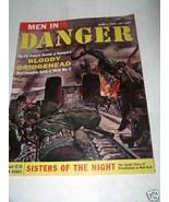 Men In Danger magazine from 1956 - £3.09 GBP