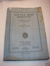 Little Miss Fortune by Charles George 1932 vintage play - £32.13 GBP